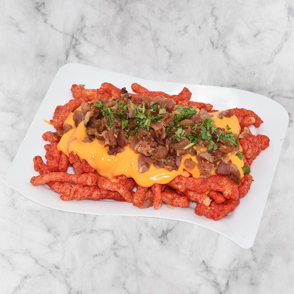 Y11 Hot Cheetos Bacon & Cheese Fries